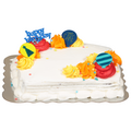 Food Lion Bakery Traditional Yellow & Vanilla Cake 1/8 Sheet