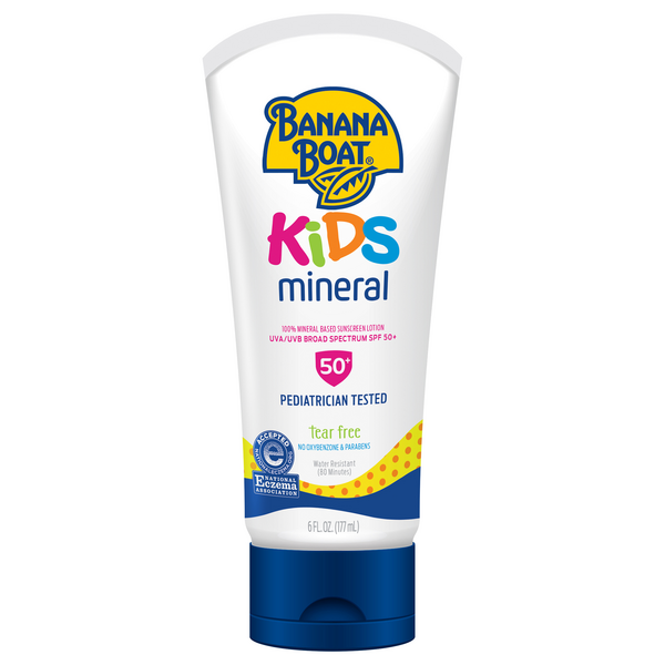 Banana Boat Kids Mineral Based Sunscreen Lotion SPF 50+