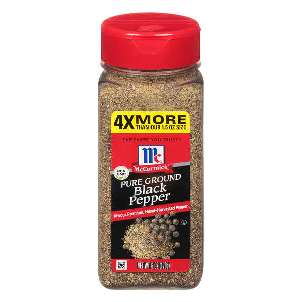 Save on McCormick Pure Ground Black Pepper Order Online Delivery Stop & Shop