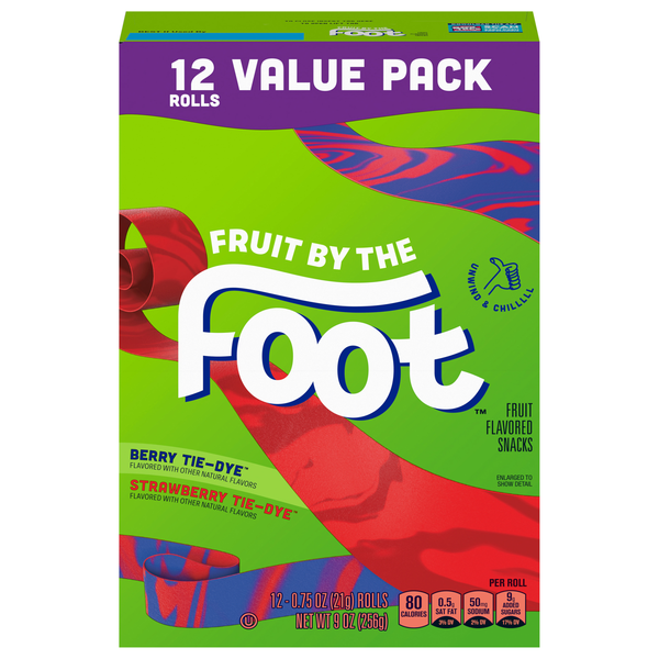 Fruit By The Foot Fruit Snacks Variety Pack - 12 ct