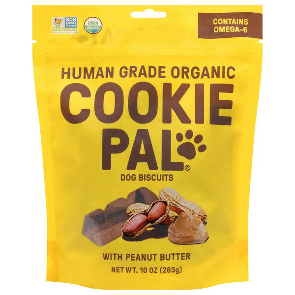 Cookie Pal Human Grade Organic Peanut Butter Dog Biscuits