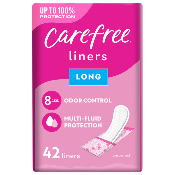 Carefree Unscented Long Liners To Go