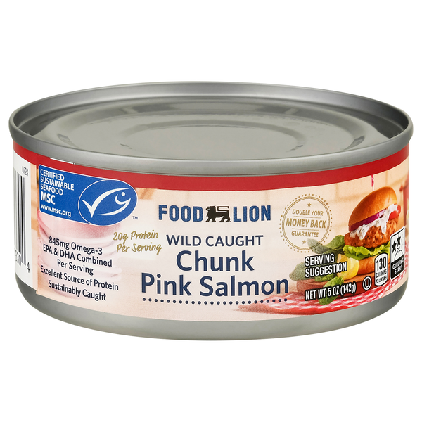Food Lion Wild Caught Chunk Pink Salmon