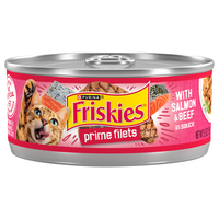 Friskies Prime Filets Salmon & Beef in Sauce Adult Wet Cat Food