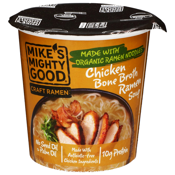 Mike's Mighty Good Chicken Flavor Craft Ramen Soup Cup