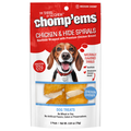 Chomp'ems Chicken & Hide Spirals Dog Treats - 2 ct