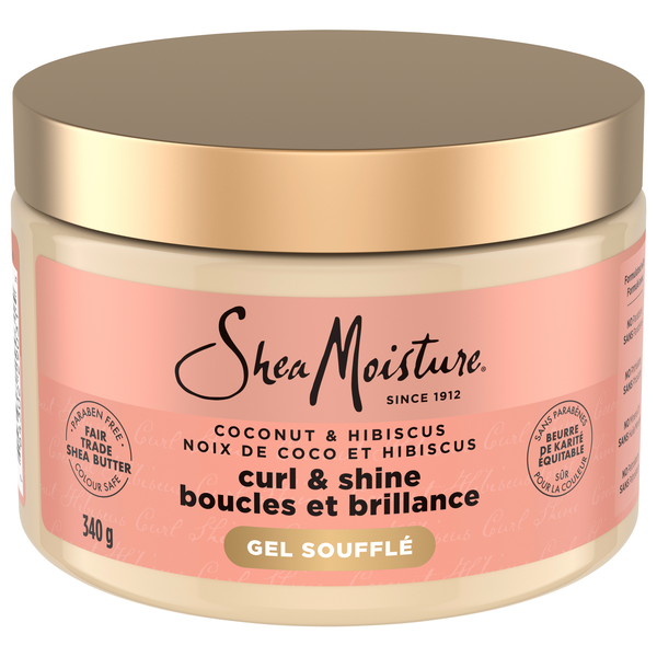 Shea Moisture Coconut & Hibiscus Curling Gel Souffle for Thick Curly Hair