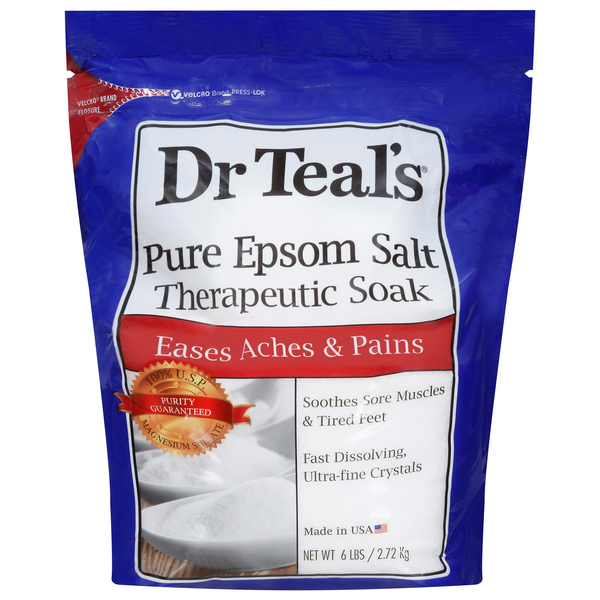 Dr. Teal's Therapeutic Soak Pure Epsom Salt
