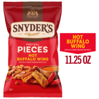 Snyder's of Hanover Hot Buffalo Wing Flavored Pretzel Pieces