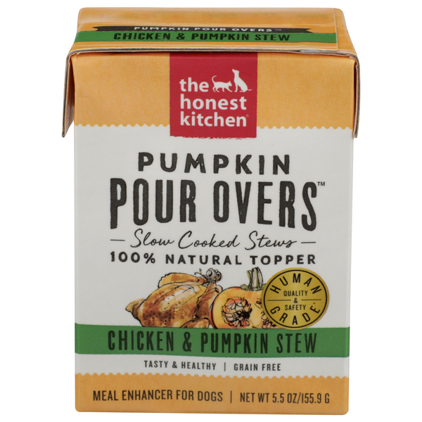Save on The Honest Kitchen Pumpkin Pour Overs Dog Food Topper Chicken/Pumpkin Stew Order Online