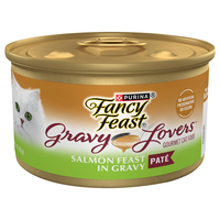 Fancy Feast Gravy Lovers Salmon Feast in Gravy Pate Adult Wet Cat Food