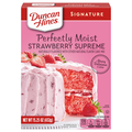 Duncan Hines Signature Perfectly Moist Strawberry Supreme Cake Mix