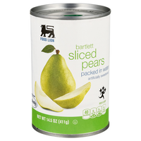 Food Lion Sliced Bartlett Pears in Artificially Sweetened Water
