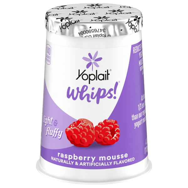 Yoplait Whips! Low Fat Raspberry Yogurt Mousse Cup