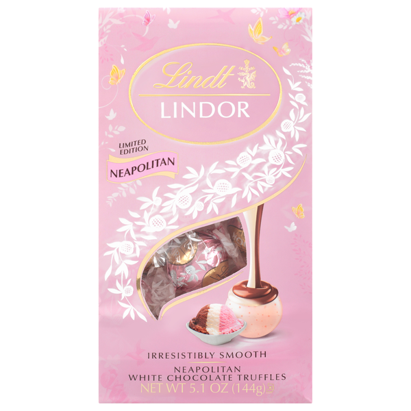 Save on Lindt Lindor Limited Edition Neopolitan White