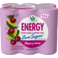 V8 Zero Sugar Cherry Lime Energy Drink - 6 pk