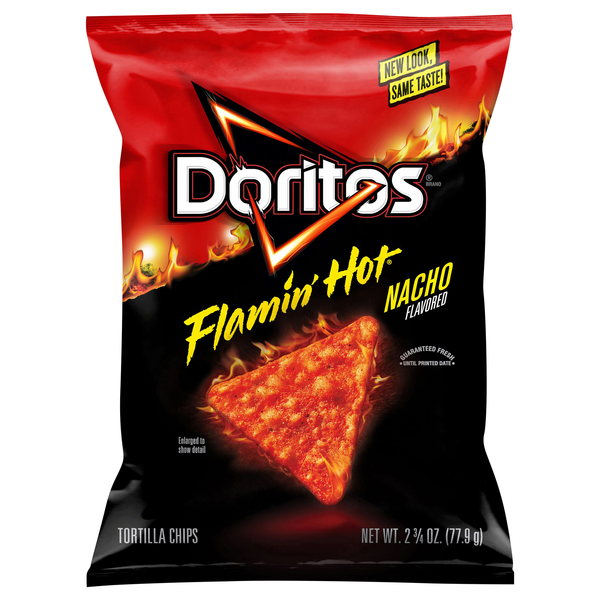 Save on Doritos Flamin' Hot Nacho Flavored Tortilla Chips Order Online