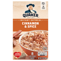 Quaker Cinnamon & Spice Instant Oatmeal - 8 ct