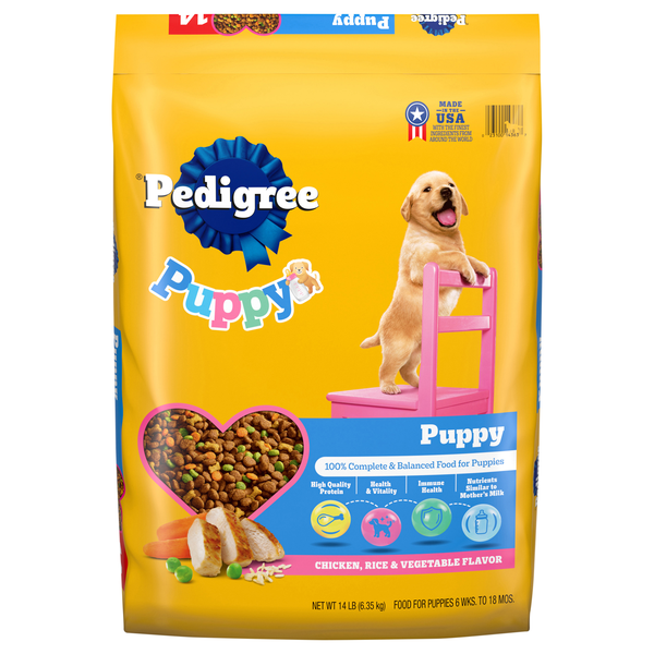 PEDIGREE Puppy Chicken Rice & Vegetable Dry Dog Food