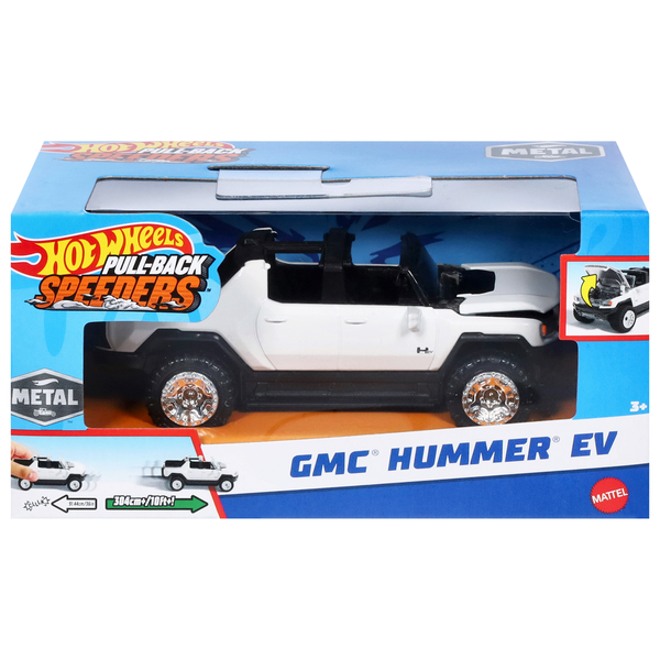 Hot Wheels Pull-Back Speeders GMC Hummer EV Toy