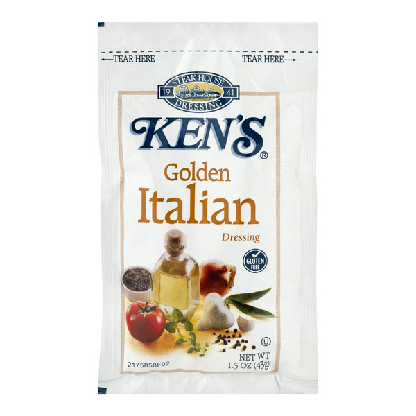 Ken's Steak House Golden Italian Dressing Single Serve