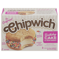 Chipwich Birthday Cake Ice Cream Cookie Sandwiches - 3 ct