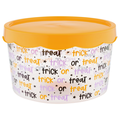 Smart Living Halloween Treat Tub with Lid Yellow