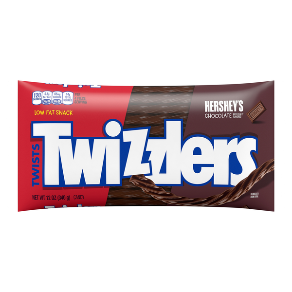 Twizzlers Twists Hershey's Chocolate Licorice Candy