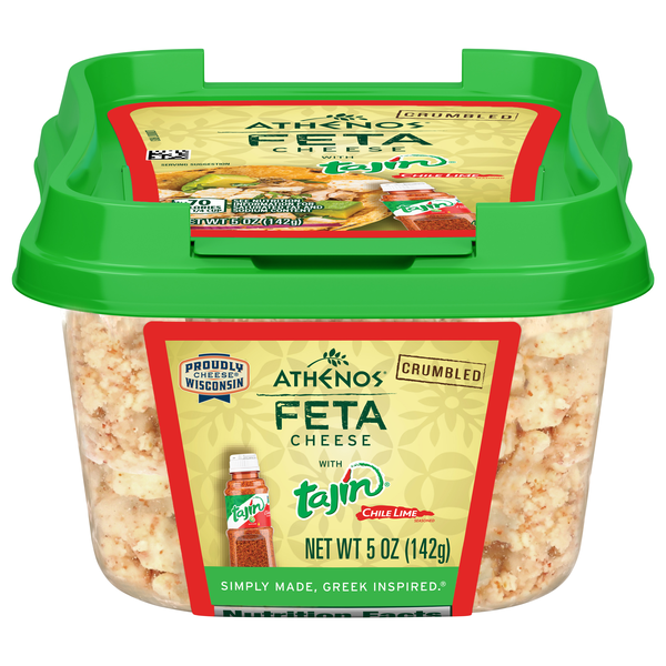 Athenos Tajin Feta Cheese Crumbled