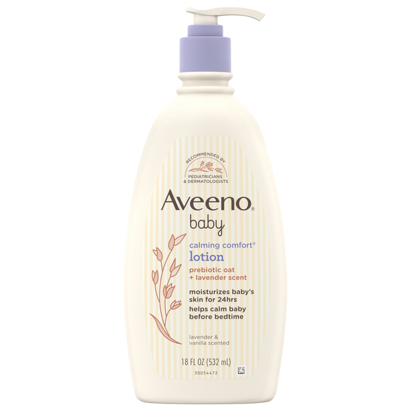 Aveeno Baby Calming Comfort Lavender & Vanilla Scented Lotion Pump