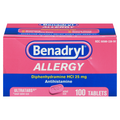 Benadryl Allergy Relief Antihistamine Tablets