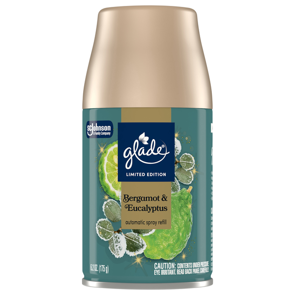 Glade Bergamot & Eucalyptus Air Freshener Spray Refill