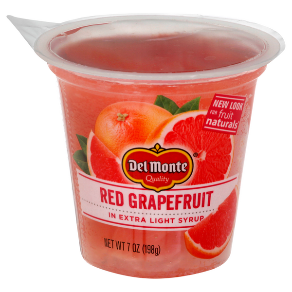 Save on Del Monte Fruit Naturals Grapefruit Red in Extra Light Syrup