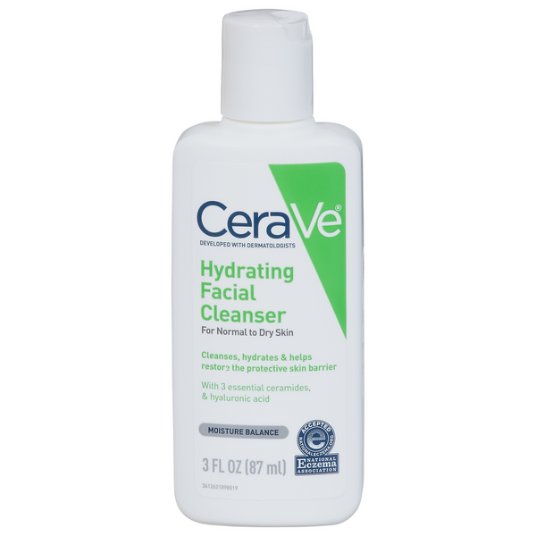 Save on CeraVe Hydrating Facial Cleanser Ceramides & Hyaluronic Acid