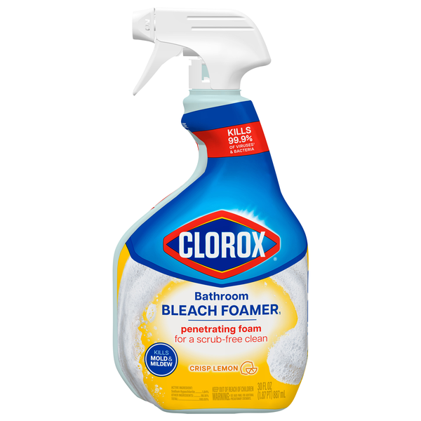 Clorox Crisp Lemon Bathroom Bleach Foamer