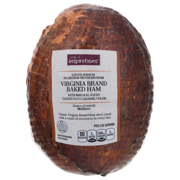 Taste of Inspirations Deli Lower Sodium Virginia Baked Ham (Reg Sliced)