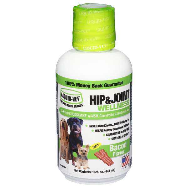 Liquid-Vet Bacon Flavor Hip & Joint