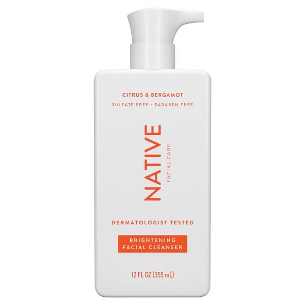 Native Brightening Facial Cleanser Citrus & Bergamot