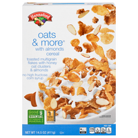 Hannaford Oats & More with Almonds Cereal