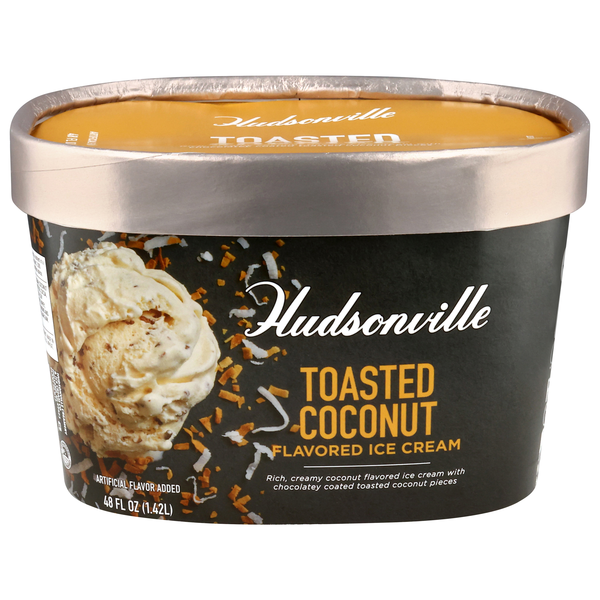 Hudsonville Toasted Coconut Flavored Ice Cream