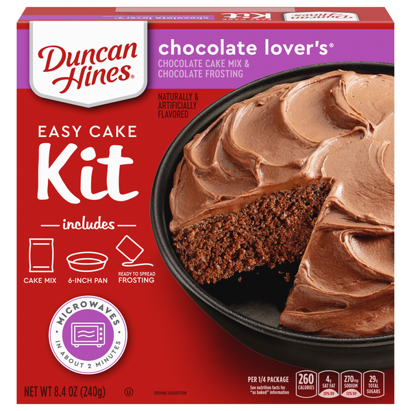Save on Duncan Hines Easy Cake Mix Kit Chocolate Lover's Order Online