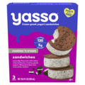 Yasso Cookies 'n Cream Greek Yogurt Sandwiches - 3 ct
