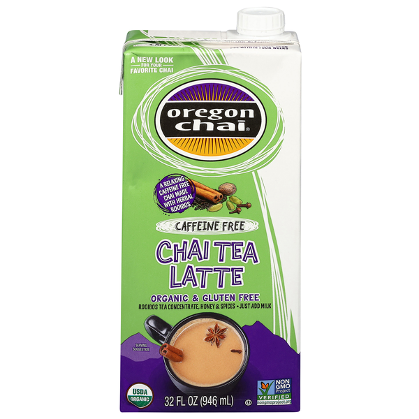 Oregon Chai Organic Caffeine Free Chai Tea Latte Concentrate