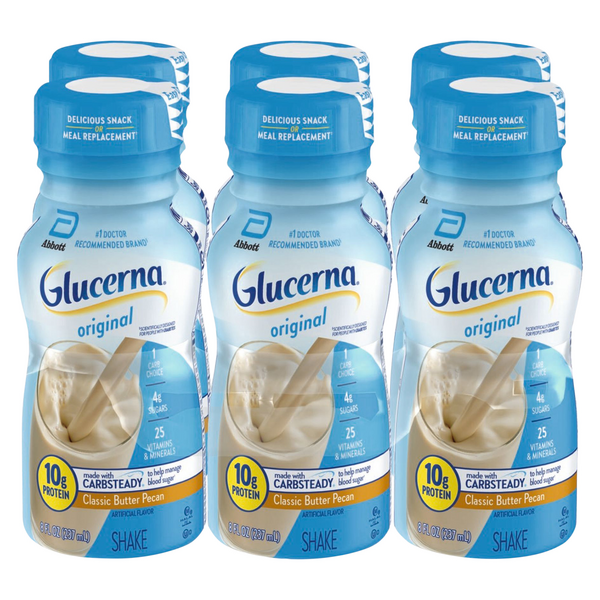 Glucerna Original Classic Butter Pecan10g Protein Shakes - 6 pk