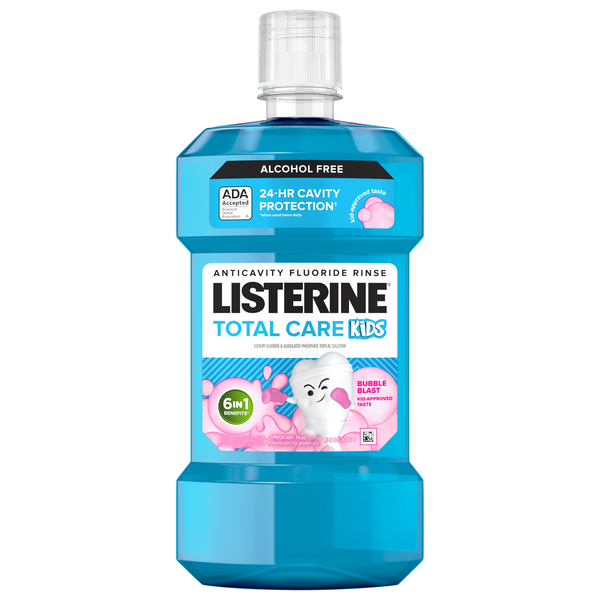 Listerine Smart Rinse Kids Bubble Blast Anticavity Fluoride Rinse