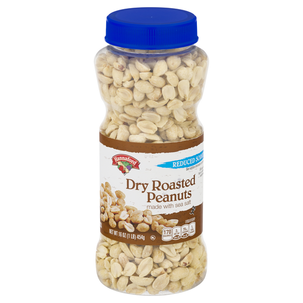 Hannaford Dry Roasted Peanuts Low Salt