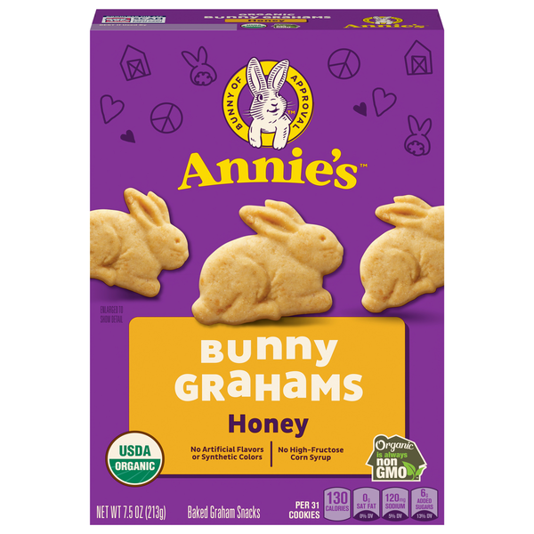 Annie's Organic Honey Bunny Graham Crackers