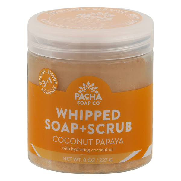 Save on Pacha Soap Co. Whipped Soap + Scrub Coconut Papaya Order Online