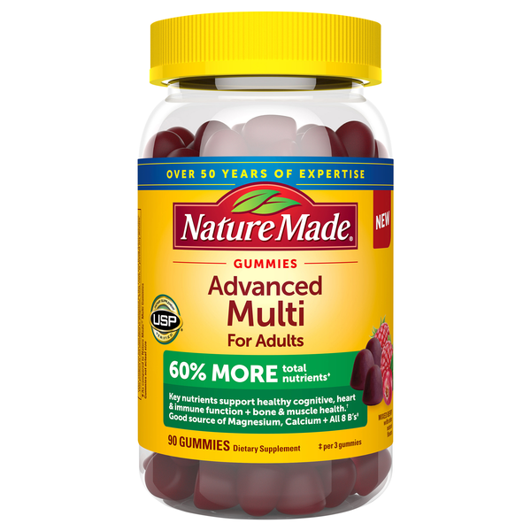 Nature Made Advance Multi Adults Mixed Berry Gummies