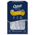 Chinet Crystal Plastic Cutlery